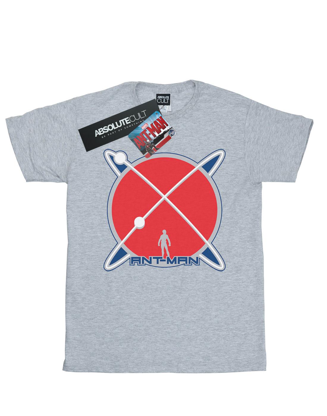 Sports Grey - Front - Marvel Mens Ant-Man Planet Logo T-Shirt