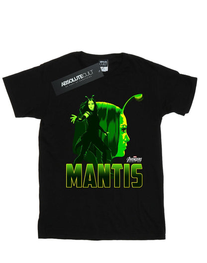 Black - Front - Marvel Womens-Ladies Avengers Infinity War Mantis Character Cotton Boyfriend T-Shirt
