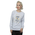 Heather Grey - Back - Harry Potter Womens-Ladies Dobby Is Free Cotton Sweatshirt