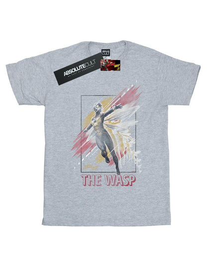 Sports Grey - Front - Marvel Mens Ant-Man And The Wasp Framed Wasp T-Shirt