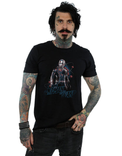 Black - Back - Marvel Mens Ant-Man And The Wasp Lab Pose T-Shirt