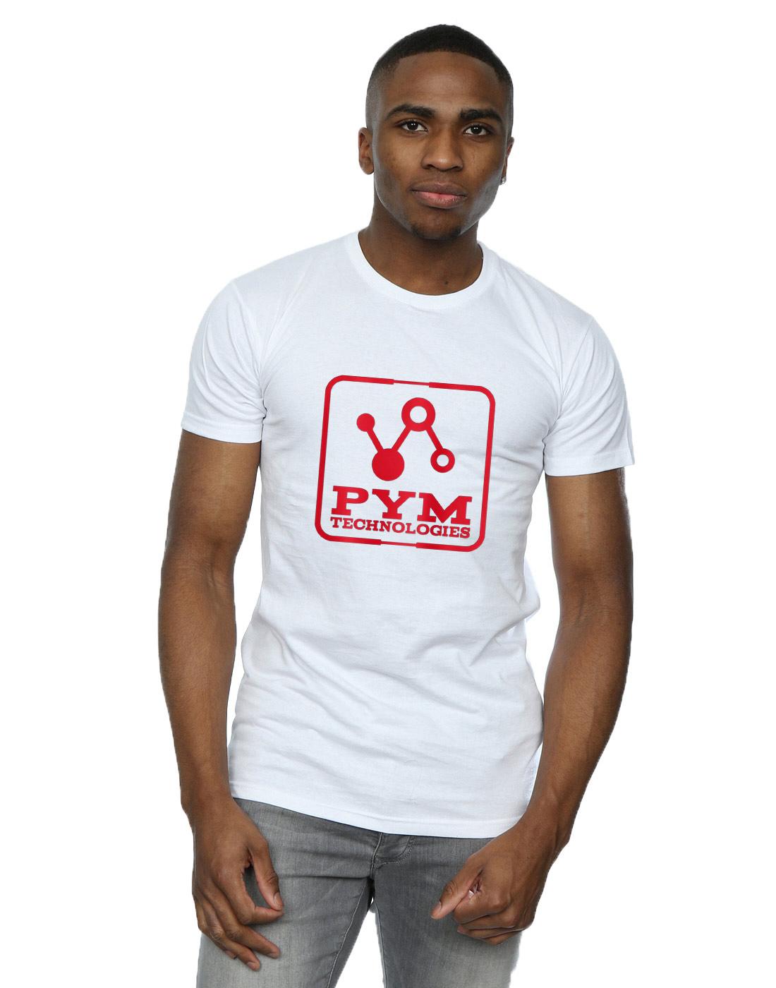 White - Back - Marvel Mens Ant-Man And The Wasp Pym Technologies T-Shirt