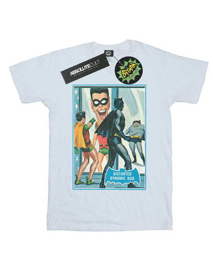 White - Front - DC Comics Girls Batman TV Series Dynamic Duo Cotton T-Shirt