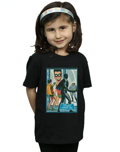 Black - Back - DC Comics Girls Batman TV Series Dynamic Duo Cotton T-Shirt