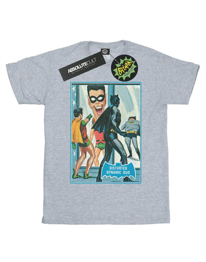 Sports Grey - Front - DC Comics Girls Batman TV Series Dynamic Duo Cotton T-Shirt