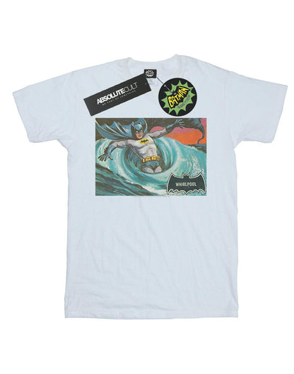 White - Front - DC Comics Girls Batman TV Series Whirlpool Cotton T-Shirt