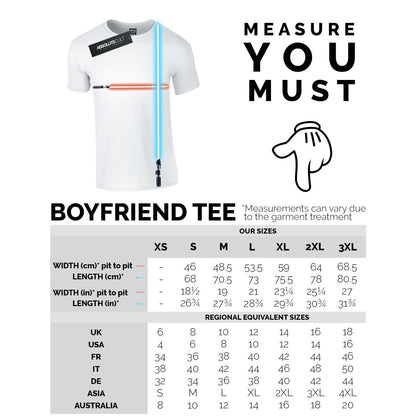 White - Back - Marvel Womens-Ladies Avengers Infinity War Black Widow Lines Cotton Boyfriend T-Shirt