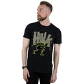 Black - Front - Hulk Mens Rock Cotton T-Shirt