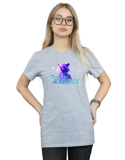 Sports Grey - Back - Marvel Womens-Ladies Avengers Infinity War Sweet Rabbit Cotton Boyfriend T-Shirt