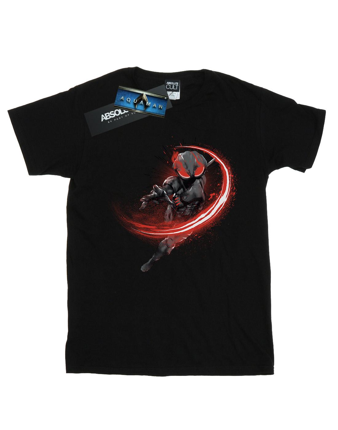 Black - Front - DC Comics Mens Aquaman Black Manta Flash T-Shirt