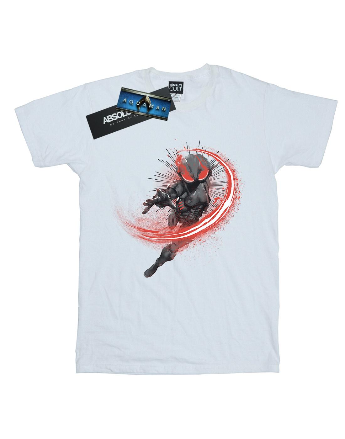 White - Front - DC Comics Mens Aquaman Black Manta Flash T-Shirt