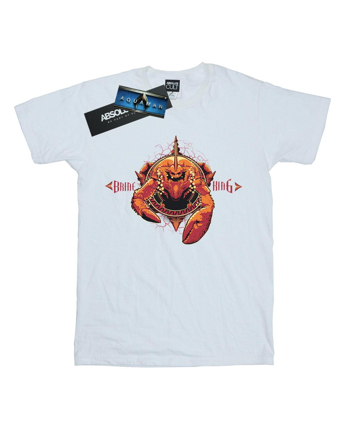 White - Front - DC Comics Mens Aquaman Brine King T-Shirt