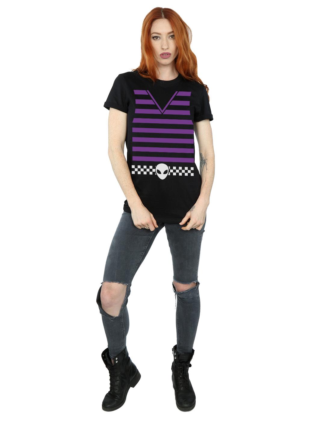 Black - Lifestyle - Big Bang Theory Womens-Ladies Howard Wolowitz Costume Cotton Boyfriend T-Shirt