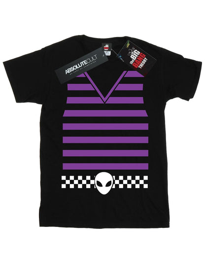 Black - Front - Big Bang Theory Womens-Ladies Howard Wolowitz Costume Cotton Boyfriend T-Shirt