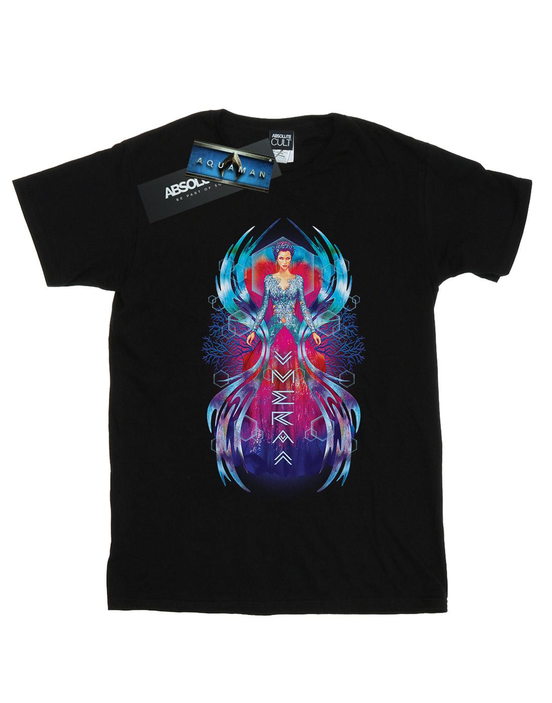 Black - Front - DC Comics Mens Aquaman Mera Dress T-Shirt