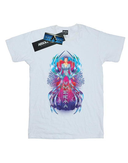 White - Front - DC Comics Mens Aquaman Mera Dress T-Shirt
