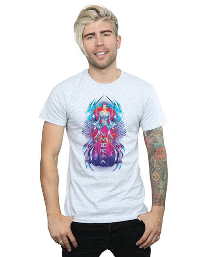 Sports Grey - Back - DC Comics Mens Aquaman Mera Dress T-Shirt