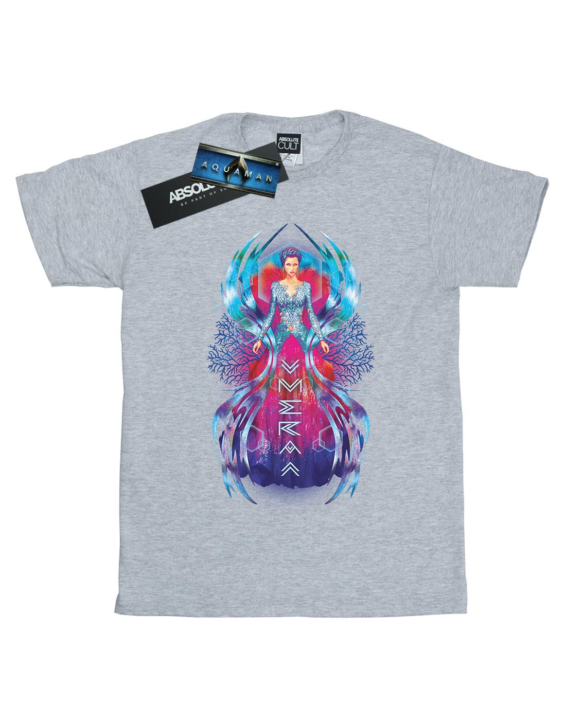 Sports Grey - Front - DC Comics Mens Aquaman Mera Dress T-Shirt