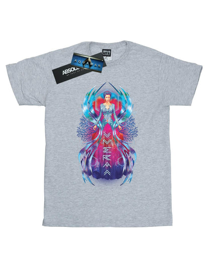 Sports Grey - Front - DC Comics Mens Aquaman Mera Dress T-Shirt