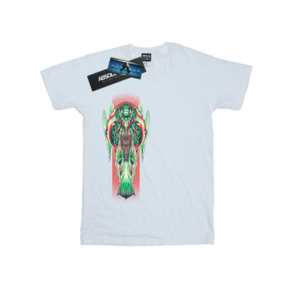 White - Front - DC Comics Mens Aquaman Queen Atlanna T-Shirt