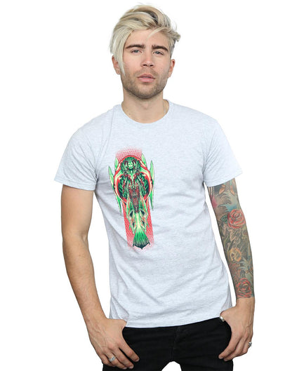 Sports Grey - Back - DC Comics Mens Aquaman Queen Atlanna T-Shirt