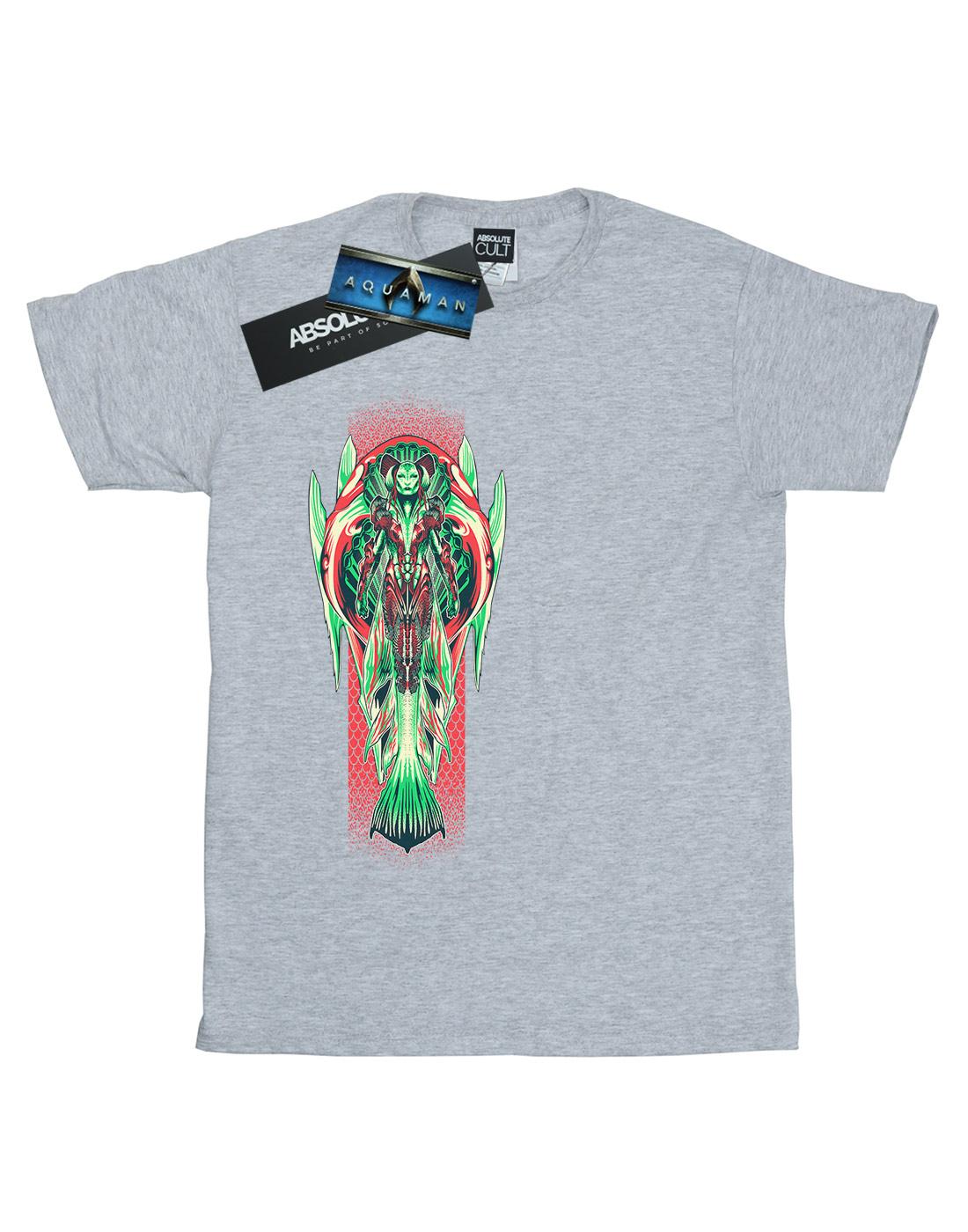 Sports Grey - Front - DC Comics Mens Aquaman Queen Atlanna T-Shirt
