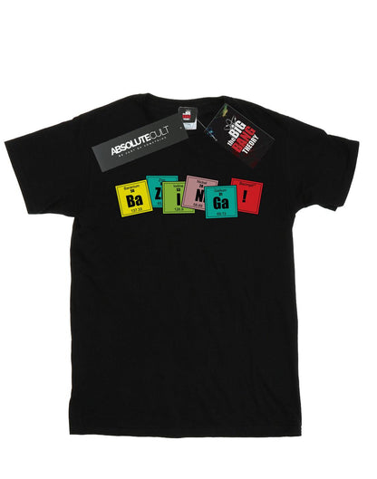 Black - Front - The Big Bang Theory Womens-Ladies Bazinga Elements Cotton Boyfriend T-Shirt