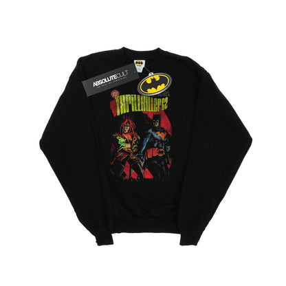 Black - Front - DC Comics Mens Batman And Batgirl Thrilkiller 62 Cotton Sweatshirt