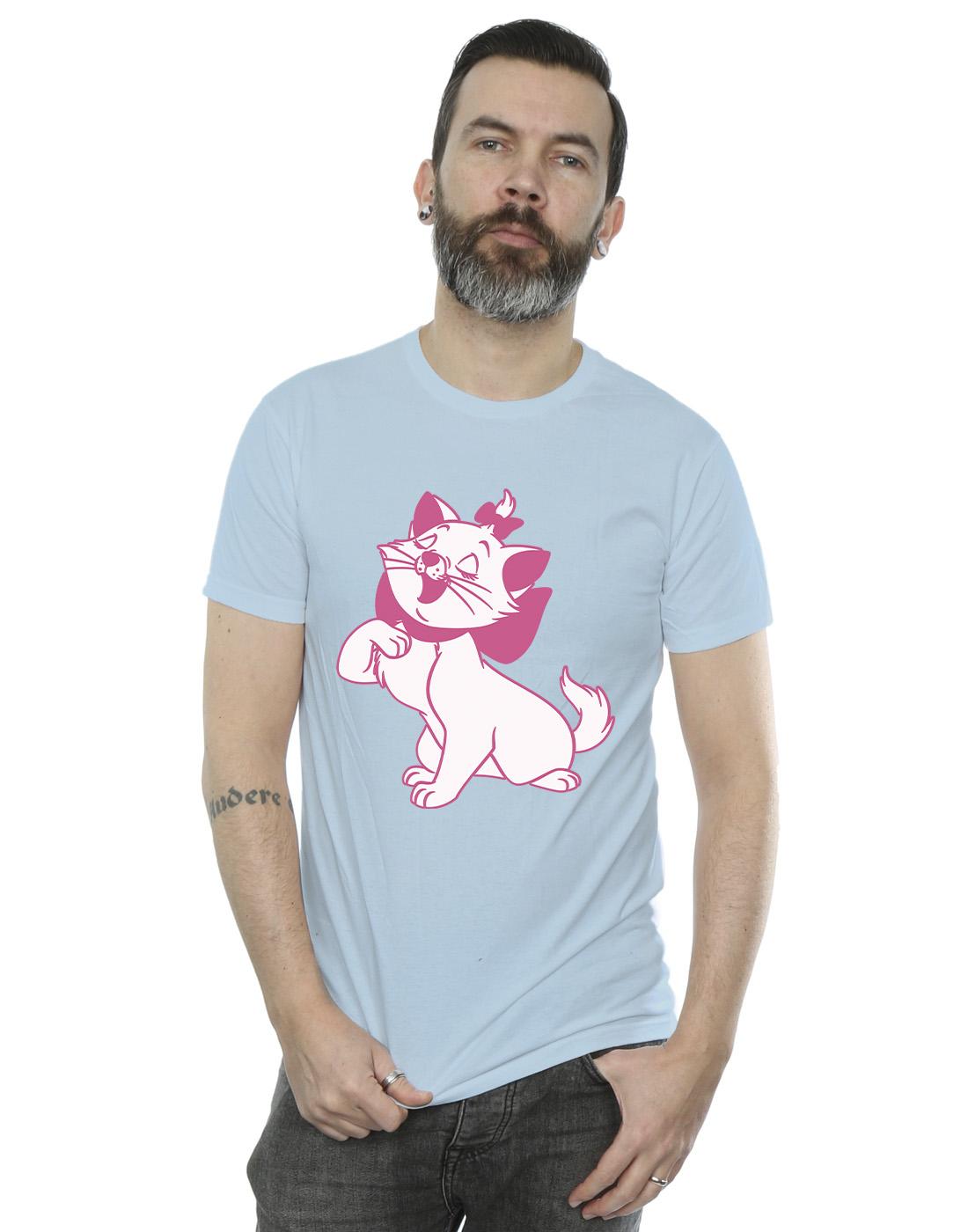 Baby Blue - Back - Disney Mens The Aristocats Marie T-Shirt