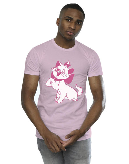 Baby Pink - Back - Disney Mens The Aristocats Marie T-Shirt