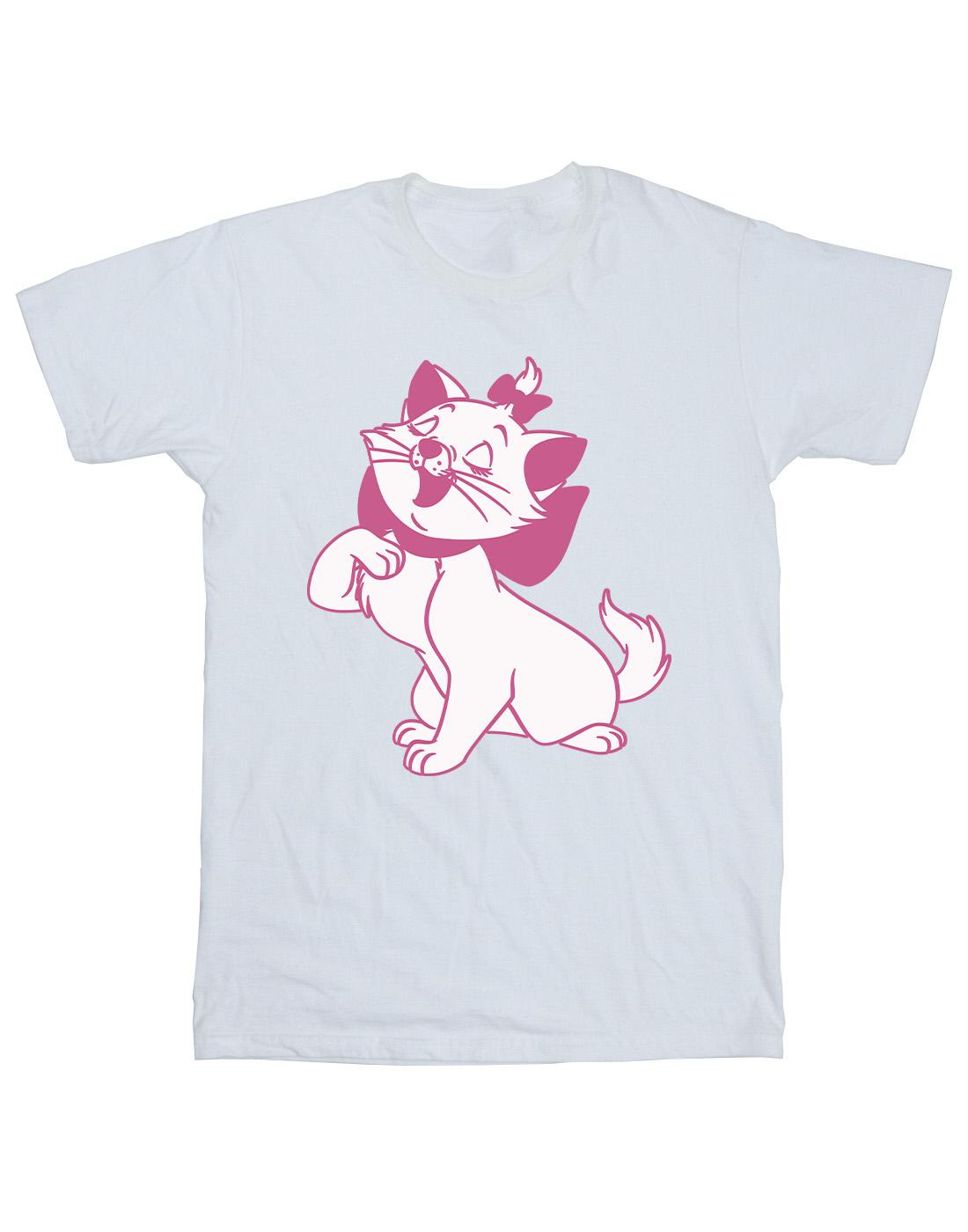 White - Front - Disney Mens The Aristocats Marie T-Shirt
