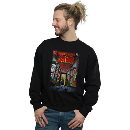 Black - Back - DC Comics Mens Batman Rogues Gallery Cover Cotton Sweatshirt