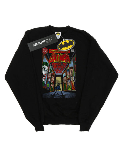 Black - Front - DC Comics Mens Batman Rogues Gallery Cover Cotton Sweatshirt