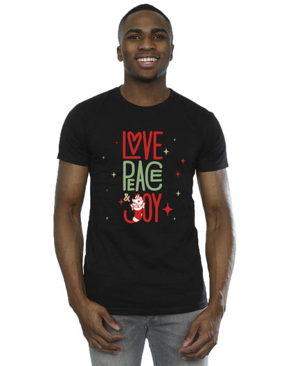 Black - Back - Disney Mens The Aristocats Marie Love Peace Joy T-Shirt