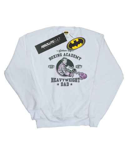 White - Front - DC Comics Mens Batman Heavyweight Dad Cotton Sweatshirt