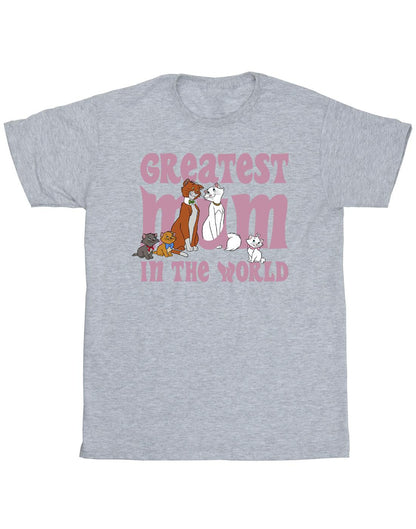 Sports Grey - Front - Disney Mens The Aristocats Greatest Mum T-Shirt