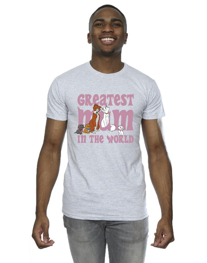 Sports Grey - Back - Disney Mens The Aristocats Greatest Mum T-Shirt