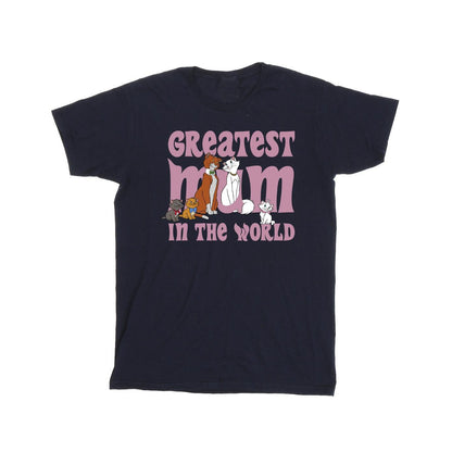 Navy Blue - Front - Disney Mens The Aristocats Greatest Mum T-Shirt