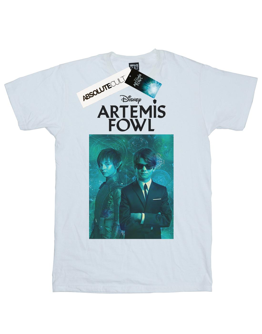 White - Front - Disney Mens Artemis Fowl Holly Photo T-Shirt