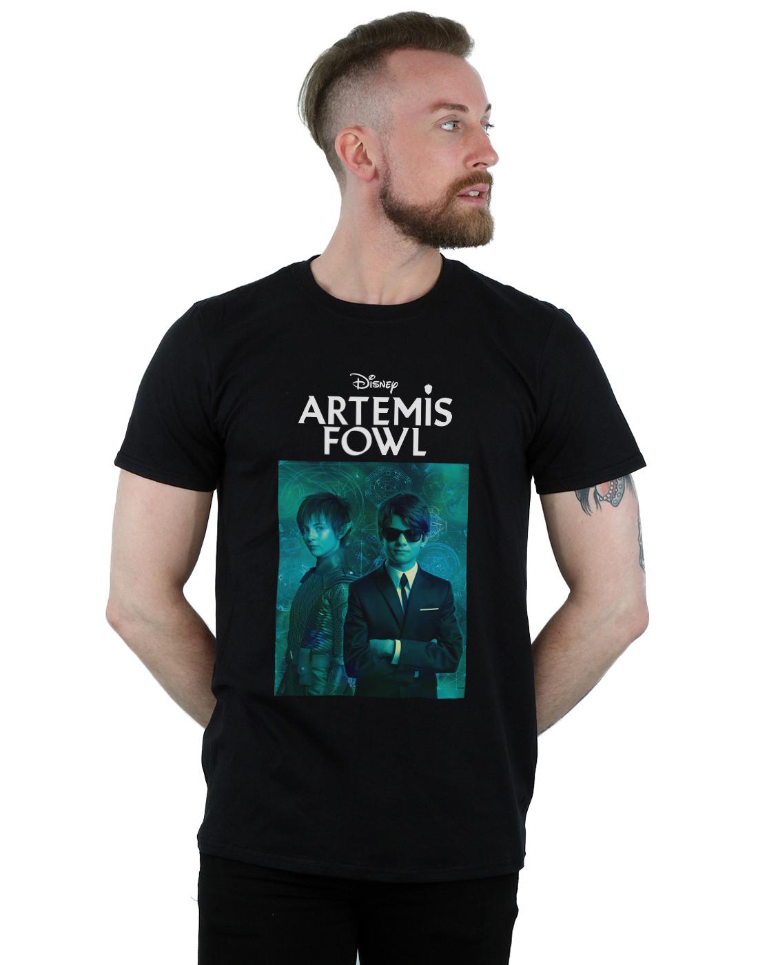 Black - Back - Disney Mens Artemis Fowl Holly Photo T-Shirt