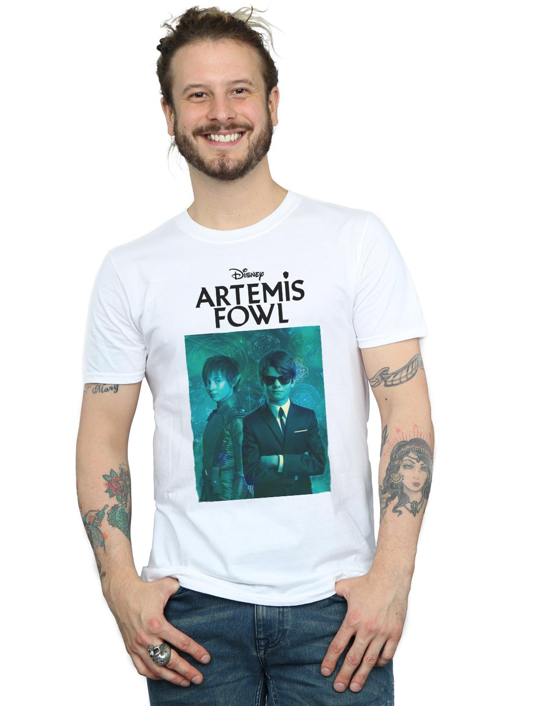 White - Back - Disney Mens Artemis Fowl Holly Photo T-Shirt
