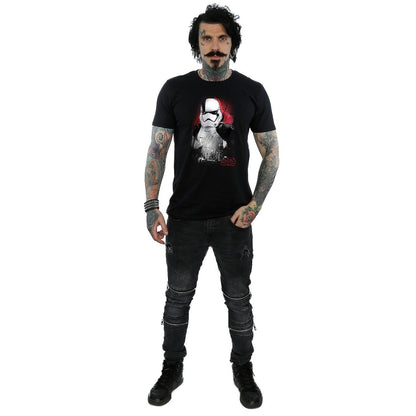Black - Back - Star Wars: The Last Jedi Mens Stormtrooper Brushed Cotton T-Shirt