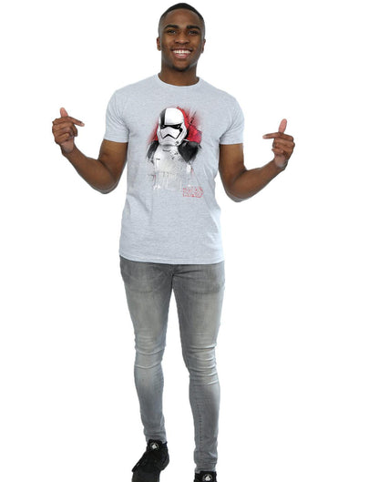 Sports Grey - Lifestyle - Star Wars: The Last Jedi Mens Stormtrooper Brushed Cotton T-Shirt