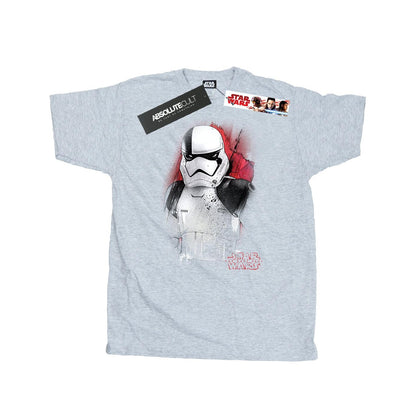 Sports Grey - Front - Star Wars: The Last Jedi Mens Stormtrooper Brushed Cotton T-Shirt