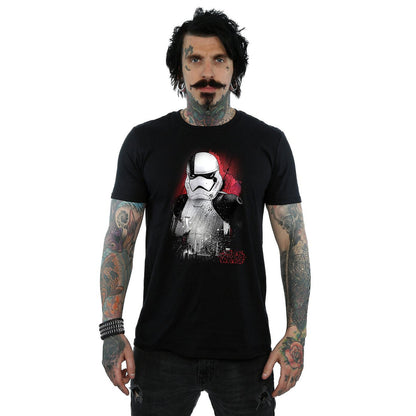 Black - Front - Star Wars: The Last Jedi Mens Stormtrooper Brushed Cotton T-Shirt