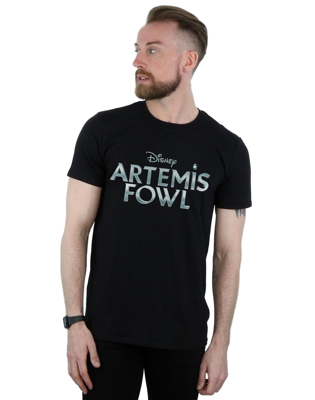 Black - Back - Disney Mens Artemis Fowl Movie Logo T-Shirt