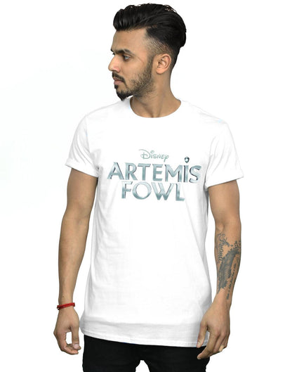 White - Back - Disney Mens Artemis Fowl Movie Logo T-Shirt