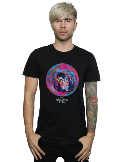 Black - Back - Disney Mens Artemis Fowl Portal T-Shirt