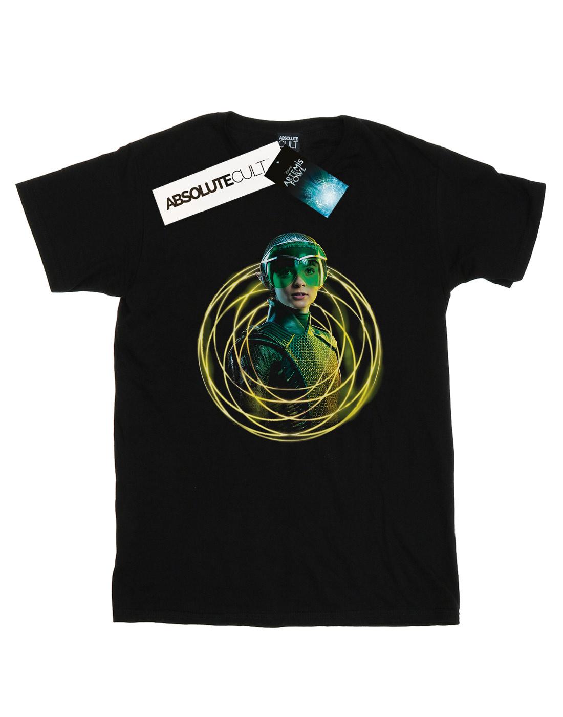 Black - Front - Disney Mens Artemis Fowl Holly Short T-Shirt