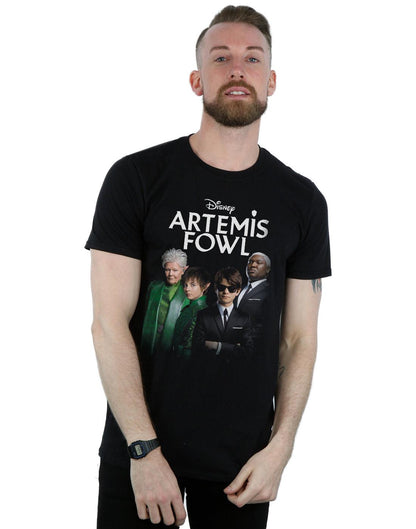 Black - Back - Disney Mens Artemis Fowl Group Photo T-Shirt